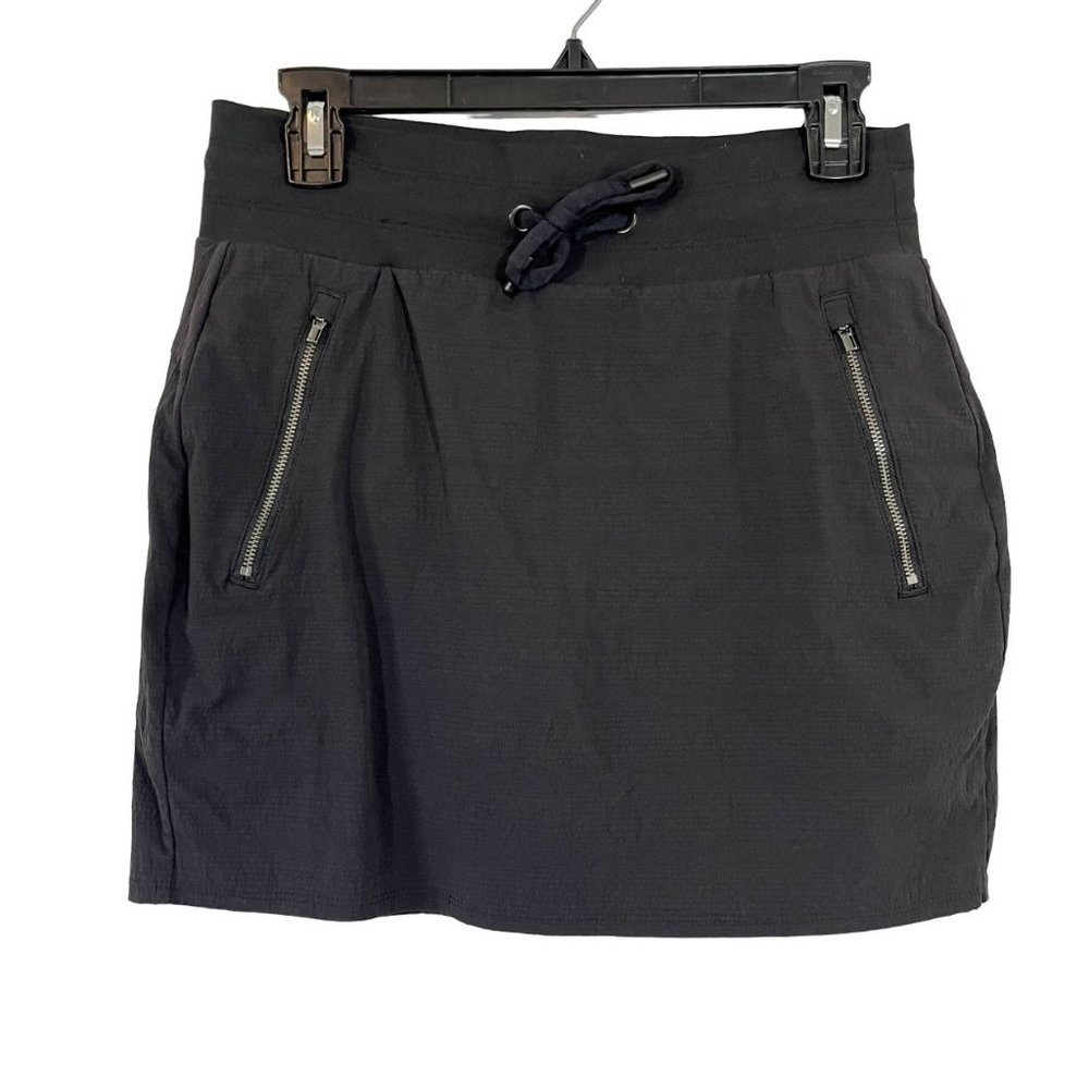 Athleta Black Trekkie North Skort Pockets Athleisure Athletic Workout - Size 2